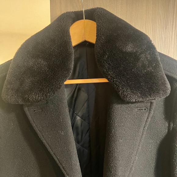 Kooples Show Military Wool Trench Over Pea Coat Mens Small EU 46 - Picture 2 of 4